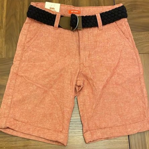 BRAND NEW boy joe fresh adjustable shorts with belt size 6 (linen cotton blend) - Picture 1 of 5